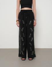 boncuk işlemeli pantolon siyah 3