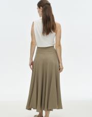 tensel kloş etek haki 3