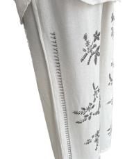 boncuk işlemeli pantolon bej 2