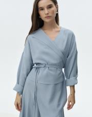 asimetrik tensel bluz bebe mavi 3