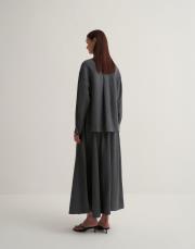 keten kısa gömlek antrasit 2