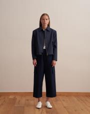 kargo cepli bol pantolon lacivert