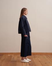 kargo cepli bol pantolon lacivert 2