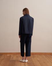 kargo cepli bol pantolon lacivert 3