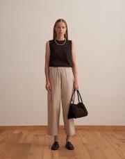 kargo cepli bol pantolon bej