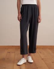 paçası ayarlanabilir ipeksi pantolon lacivert 4