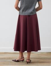 scuba kloş etek bordo 4