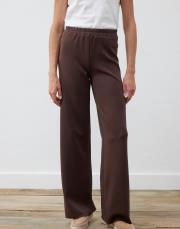 asel scuba bol pantolon acı kahve 2