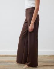 asel scuba bol pantolon acı kahve 3