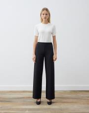 asel scuba bol pantolon siyah