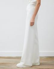 asel scuba bol pantolon beyaz 3