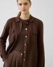 celine çelik örme triko hırka kahve