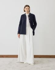 celine çelik örme triko hırka lacivert 2