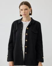 celine çelik örme triko hırka siyah 2