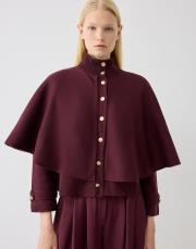 daphne çelik örme triko kap bordo 2