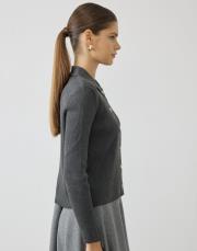 gold pamuk triko hırka gri 3