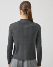 gold pamuk triko hırka gri 4