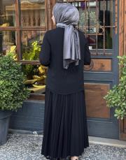 omuz detaylı tunik siyah 3