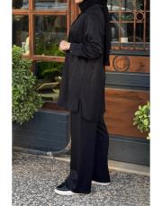 işlemeli takım siyah 2