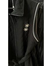 kapitone yelek siyah 2