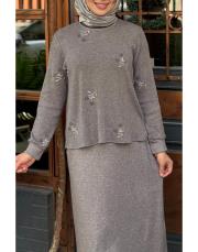 gri melanj takım gri 3