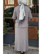 gri melanj takım gri 4