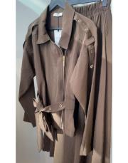 paraşüt k. etekli takım kahve