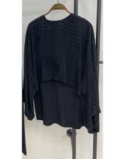 jakarlı tunik siyah