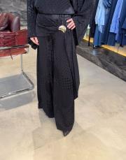 jakarlı bol kesim pantolon siyah 4