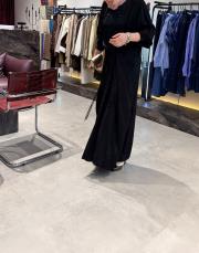 jakarlı elbise siyah 2