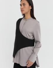 asimetrik korse siyah 3