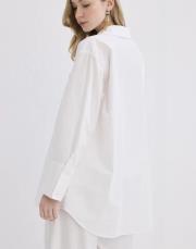 madelin manşetli gömlek ekru 4