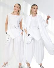 kimono şalvarlı takım beyaz 2