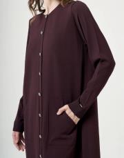 piyano rayon hırka bordo 3