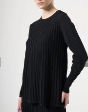 rayon kelebek bluz siyah 2