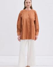 henry vual nervürlü gömlek kiremit 2