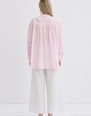 henry vual nervürlü gömlek pembe 4