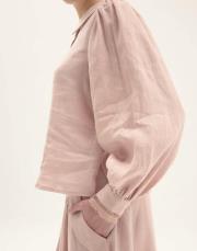 elvira keten etekli takım pembe 4