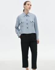 cepli crop gömlek bebe mavi 2