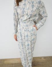 blanc desenli rayon viskon pileli mavi 2