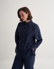 keten gömlek lacivert 4