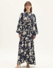 lonicera ipek elbise siyah