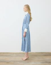 spring desenli yaka detaylı twill bebe mavi 3