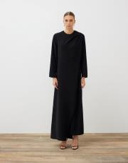 mia ön ve arka kapalı tulum siyah