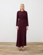 mia ön ve arka kapalı tulum bordo