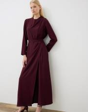 mia ön ve arka kapalı tulum bordo 3