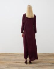 mia ön ve arka kapalı tulum bordo 4