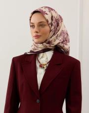 twill ipek eşarp eva bordo 3