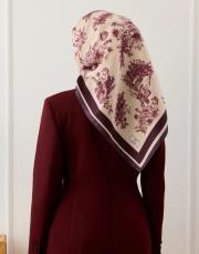 twill ipek eşarp eva bordo 4