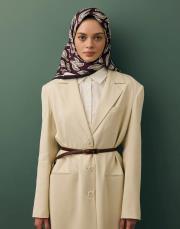 twill ipek eşarp aura bordo 2